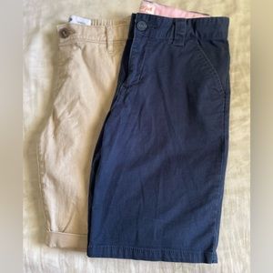 2 girls school uniform bermuda shorts